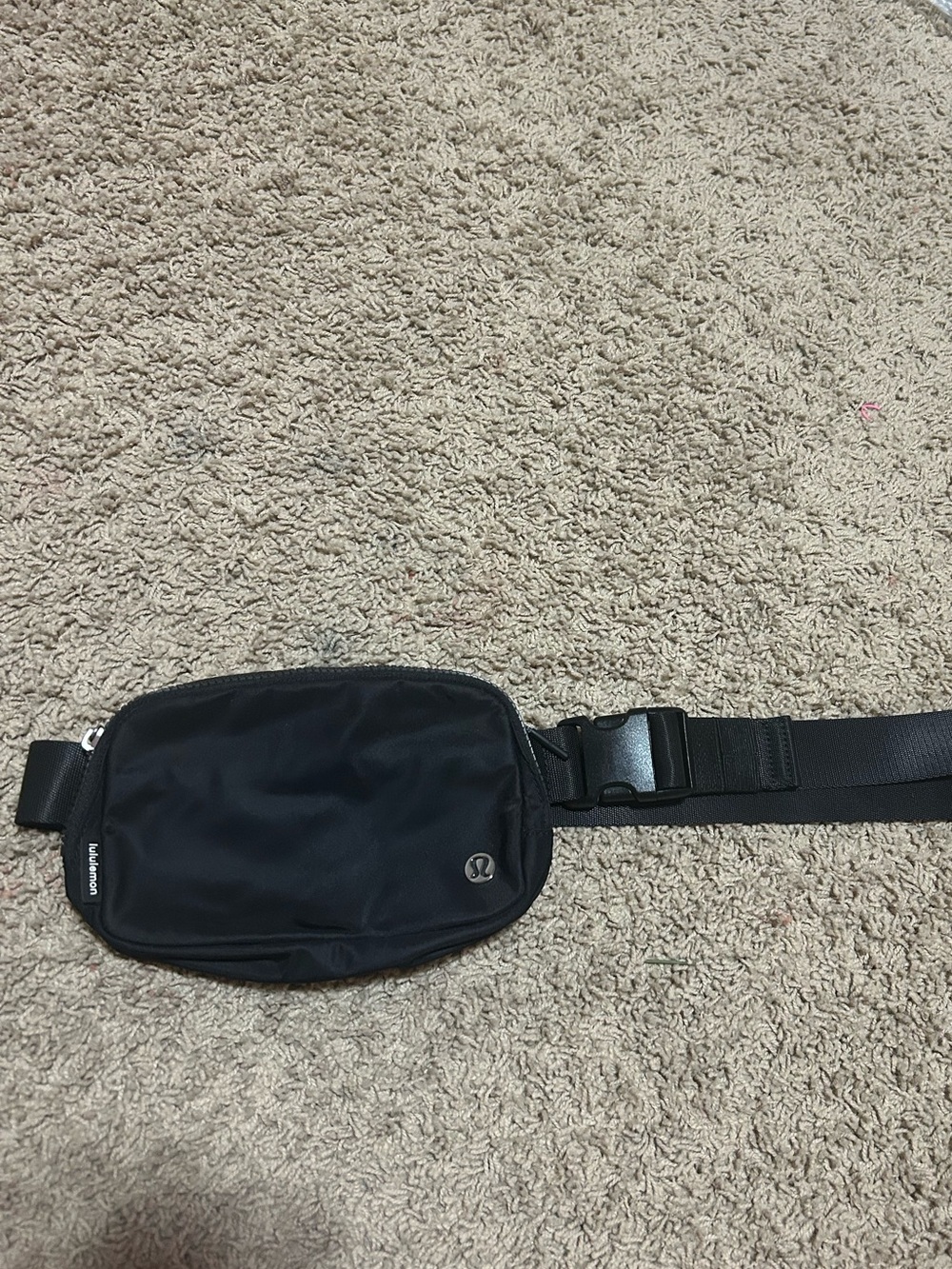 lululemon athletica Black Waist Sling Bag